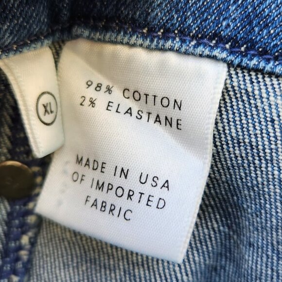 GRLFRND Hill Slim Denim Jumpsuit Overalls Alive Again - Picture 7 of 8